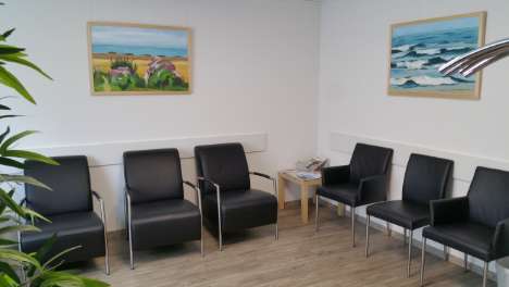 Wartezimmer Bild des Wartezimmers